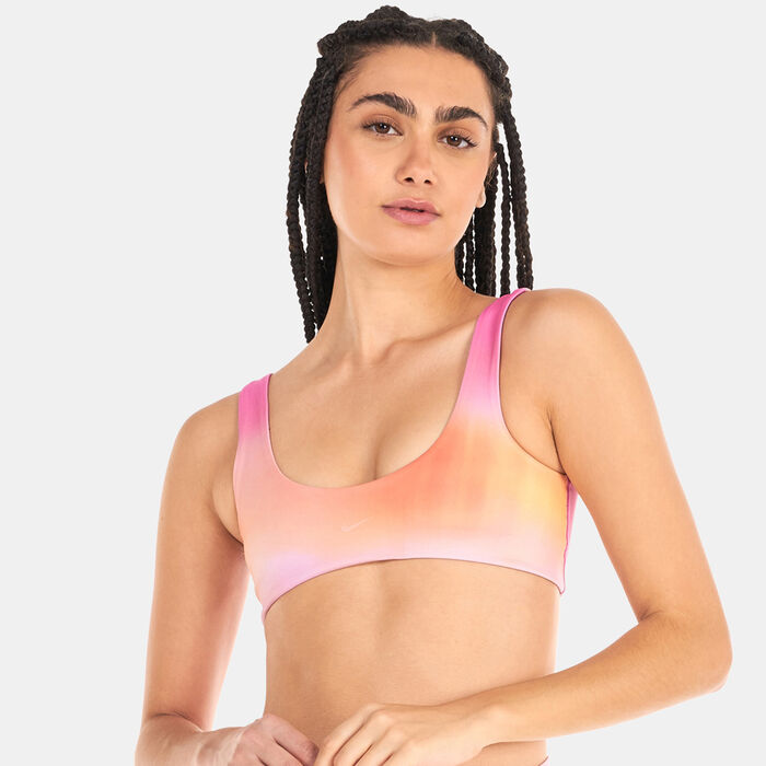 Nike Women's Dri-FIT Alate U-Back Allover Sports Bra Pink Nike Women's Dri-FIT Alate U-Back Allover Sports Bra Pink image number 0