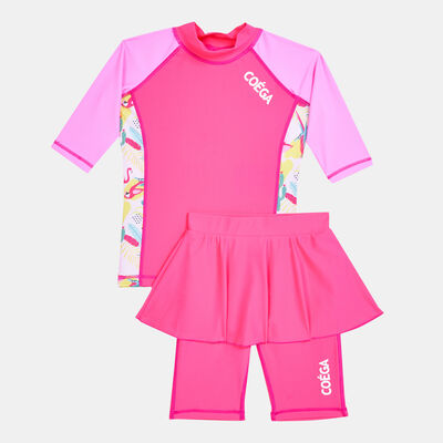 COEGA Kids' Skirted Two Piece Swimsuit Pink COEGA Kids' Skirted Two Piece Swimsuit Pink
