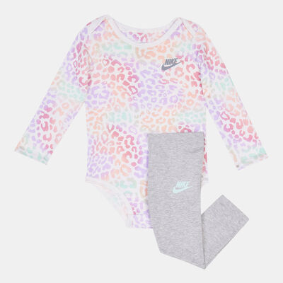 Nike Kids' Bodysuit and Leggings Set (Baby and Toddler) Grey