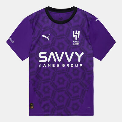 PUMA Men's Al Hilal 24/25 Third Replica Football Jersey Purple