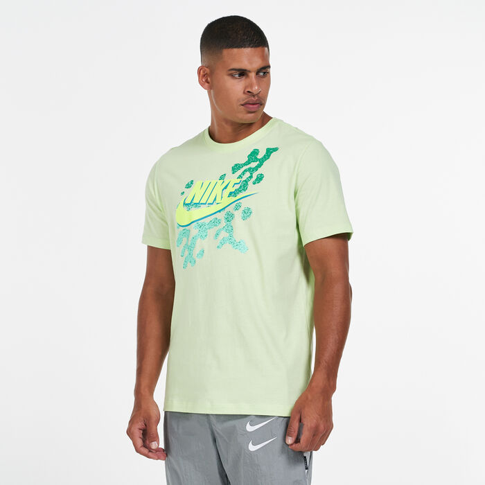 Nike Men's Sportswear Beach Party Futura T-Shirt Green image number 0