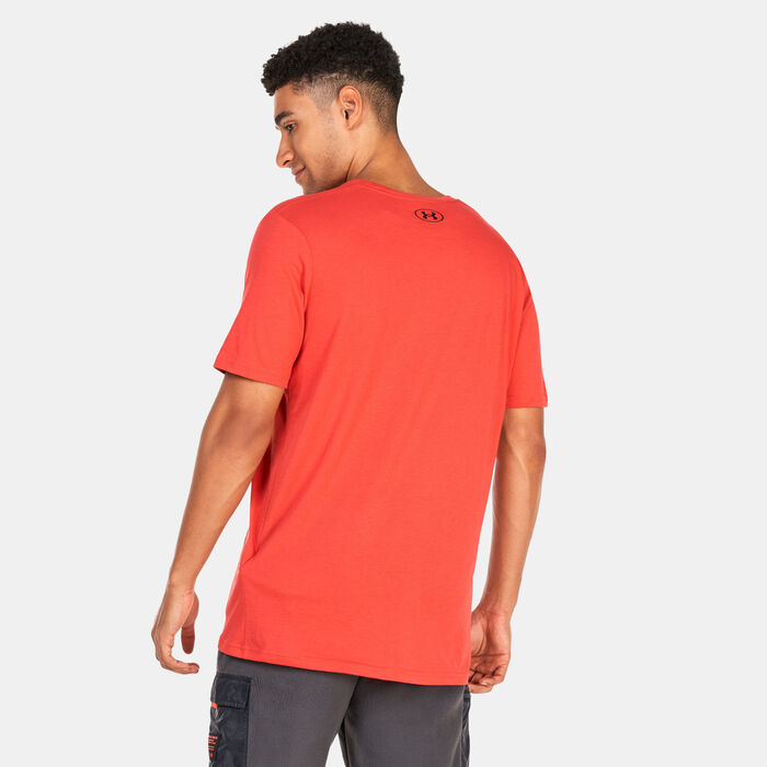 Under Armour Men's Sportstyle Logo T-Shirt Red Under Armour Men's Sportstyle Logo T-Shirt Red image number 1
