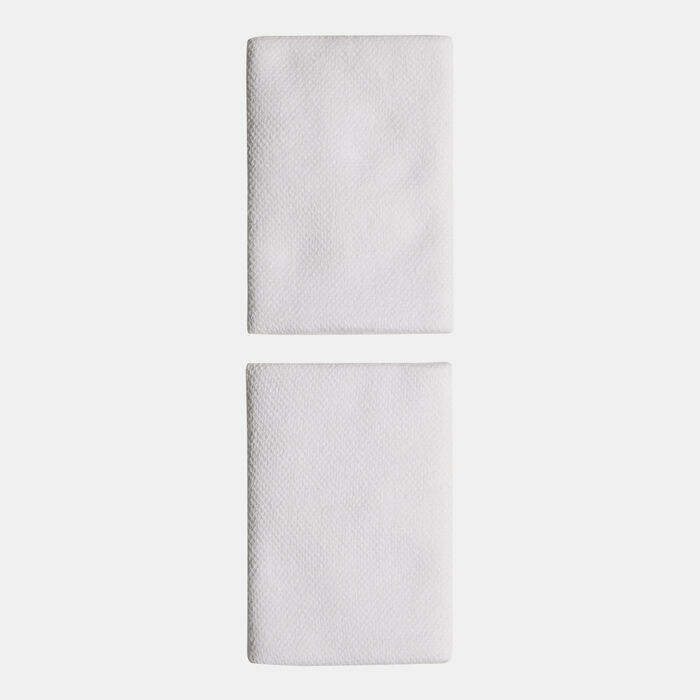adidas Tennis Wristbands (1 Pair) White adidas Tennis Wristbands (1 Pair) White image number 1