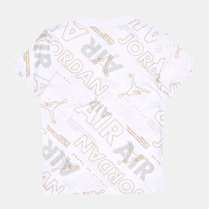 Jordan Kids' Golden Flight Printed T-Shirt (Younger Kids) White Jordan Kids' Golden Flight Printed T-Shirt (Younger Kids) White image number 1