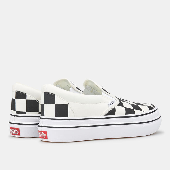 Vans Big Classics Checker Super ComfyCush Slip-on Unisex Shoe Black image number 2