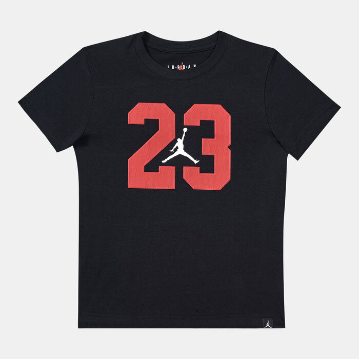Jordan Kids' Iconic 23 Logo T-Shirt Black Jordan Kids' Iconic 23 Logo T-Shirt Black image number 0