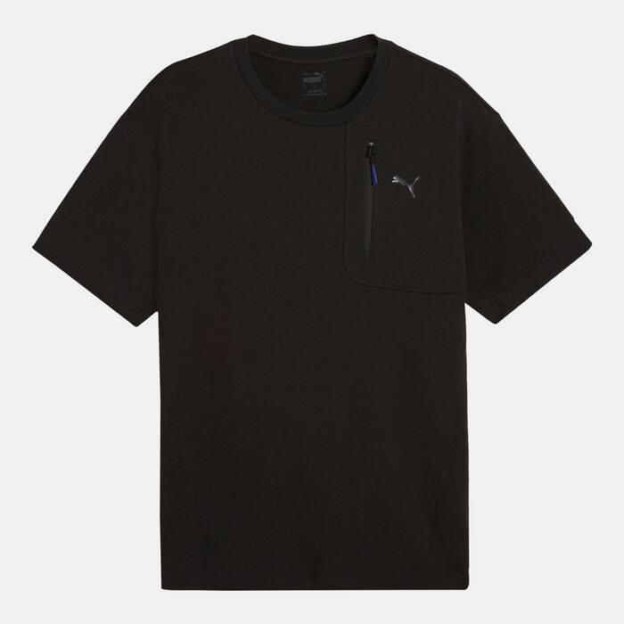 PUMA Men's Open Road T-Shirt Black PUMA Men's Open Road T-Shirt Black image number 0
