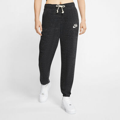Nike Women's Sportswear Gym Vintage Sweatpants Black