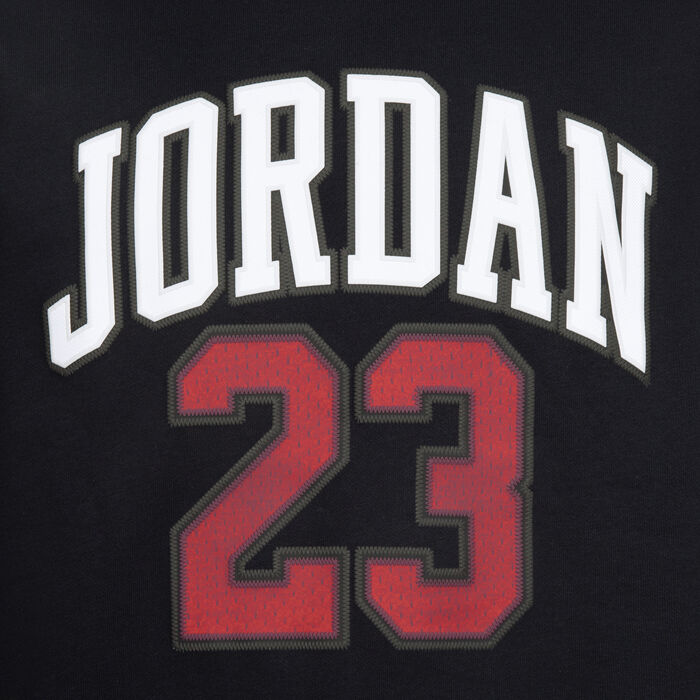 Jordan Kids' Fleece Hoodie Black image number 4