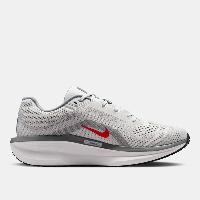Nike Men's Winflo 11 Road Running Shoes Grey image number 2