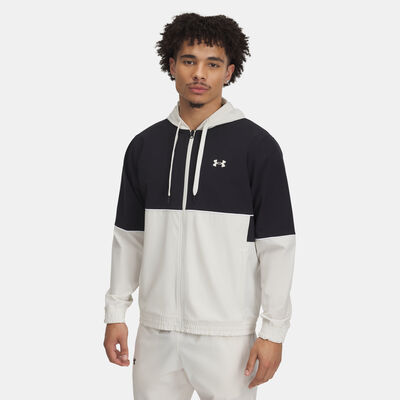 Under Armour Men's Zone Woven Basketball Jacket White