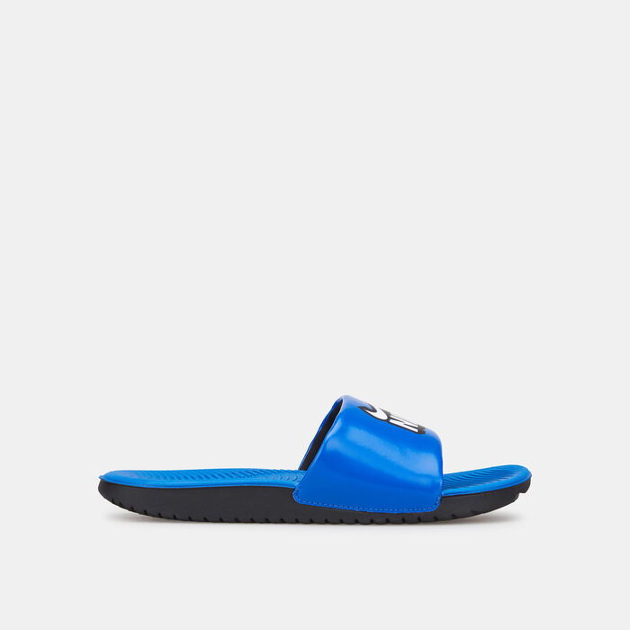 Nike Kids' Kawa Slides Blue Nike Kids' Kawa Slides Blue image number 1