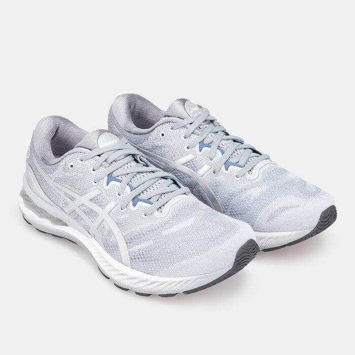 ASICS Men's GEL-NIMBUS 23 PLATINUM Shoe Grey ASICS Men's GEL-NIMBUS 23 PLATINUM Shoe Grey image number 1