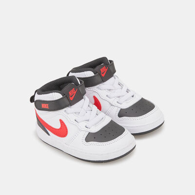 Nike Kids' Court Borough Mid 2 Shoe (Baby and Toddler) White