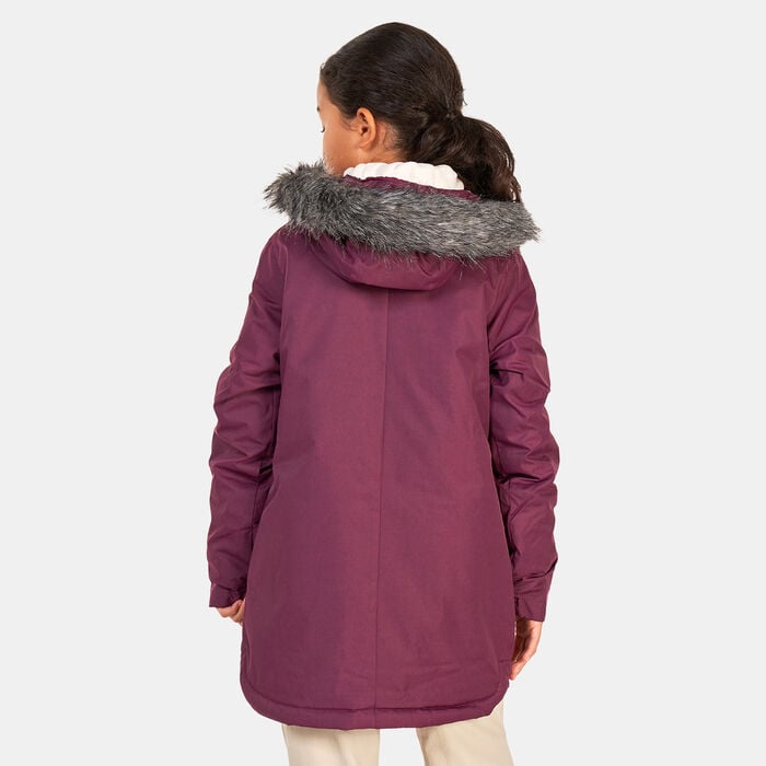 Columbia Kids' Suttle Mountain™ Long Insulated Jacket Red Columbia Kids' Suttle Mountain™ Long Insulated Jacket Red image number 1