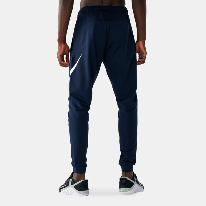 Nike Men's Dri-FIT Dry Graphic Tapered Training Pants Blue Nike Men's Dri-FIT Dry Graphic Tapered Training Pants Blue image number 1