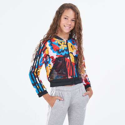 adidas Kids' Egle Cover Up Jacket Pink