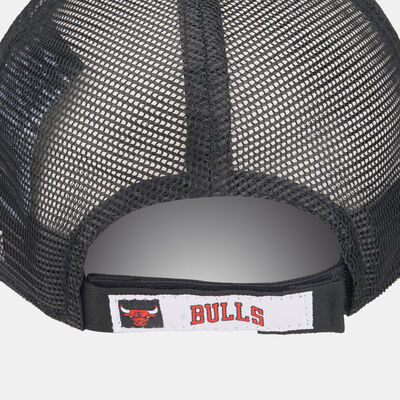 New Era Men's NBA Chicago Bulls 9FORTY Trucker Cap Black New Era Men's NBA Chicago Bulls 9FORTY Trucker Cap Black
