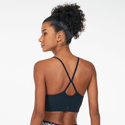 Nike Women's Yoga Dri-FIT Indy Longline Sports Bra Black