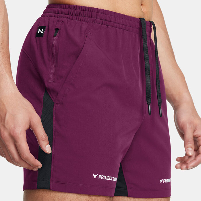 Under Armour Men's Project Rock Ultimate Training Shorts Purple Under Armour Men's Project Rock Ultimate Training Shorts Purple image number 3