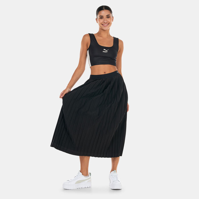 PUMA Women's SUNPŌ Plissee Skirt Black PUMA Women's SUNPŌ Plissee Skirt Black image number 2