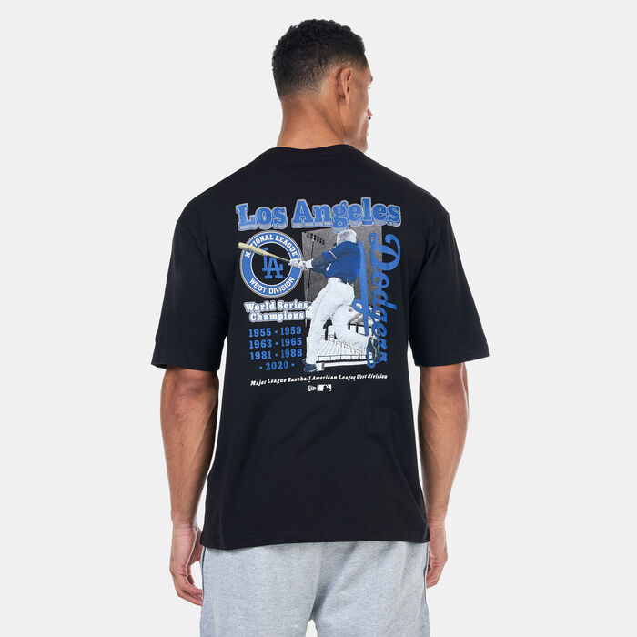 New Era Men's MLB Los Angeles Dodgers Player Graphic T-Shirt Black New Era Men's MLB Los Angeles Dodgers Player Graphic T-Shirt Black image number 1