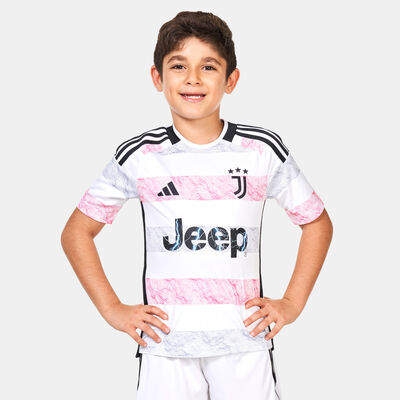 adidas Kids' Juventus Away Jersey - 2023/24 White adidas Kids' Juventus Away Jersey - 2023/24 White