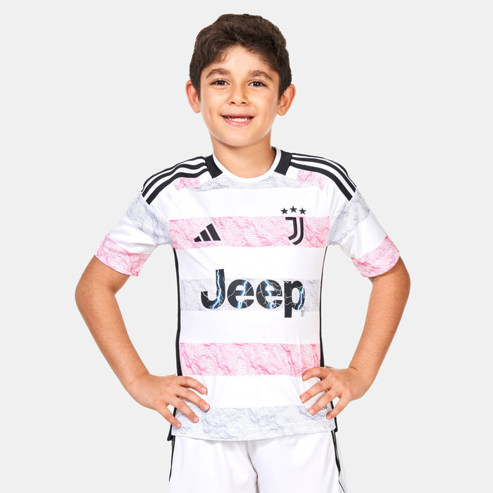 adidas Kids' Juventus Away Jersey - 2023/24 White adidas Kids' Juventus Away Jersey - 2023/24 White image number 0