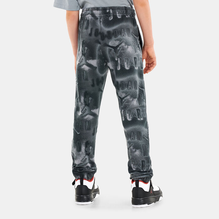 Jordan Kids' Essentials Printed Fleece Pants (Older Kids) Black Jordan Kids' Essentials Printed Fleece Pants (Older Kids) Black image number 1