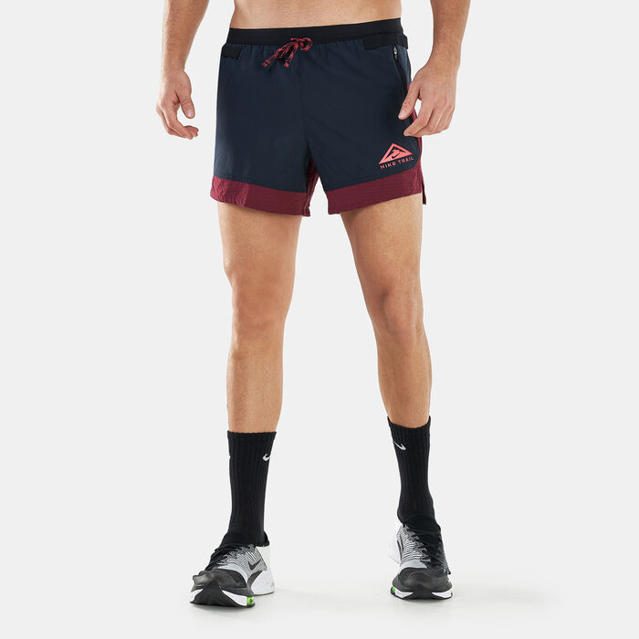 Nike Men's Dri-FIT Trail Flex Stride 5 Shorts Red Nike Men's Dri-FIT Trail Flex Stride 5 Shorts Red image number 0