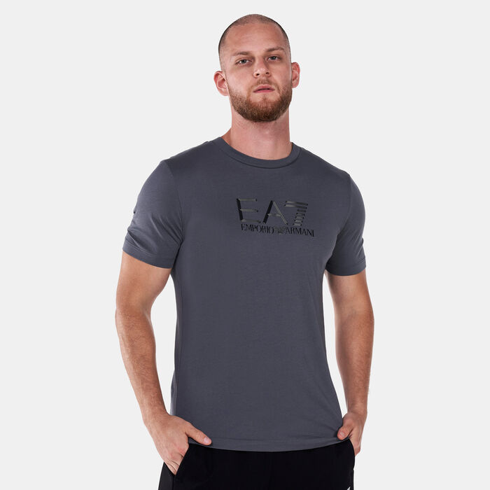 EA7 Emporio Armani Men's Train Lux T-Shirt Grey EA7 Emporio Armani Men's Train Lux T-Shirt Grey image number 0