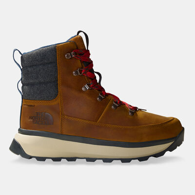The North Face Men's Bergen Leather Waterproof Snow Boots Beige The North Face Men's Bergen Leather Waterproof Snow Boots Beige