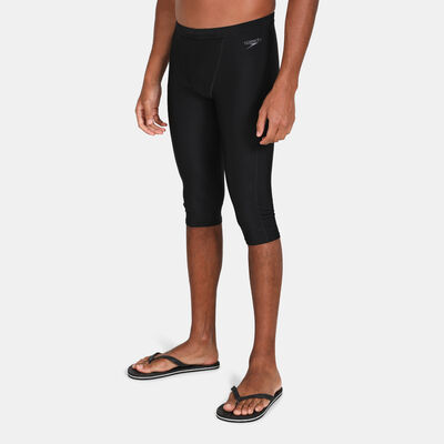 Speedo Men's Essential 3/4 Swimming Tights Black Speedo Men's Essential 3/4 Swimming Tights Black