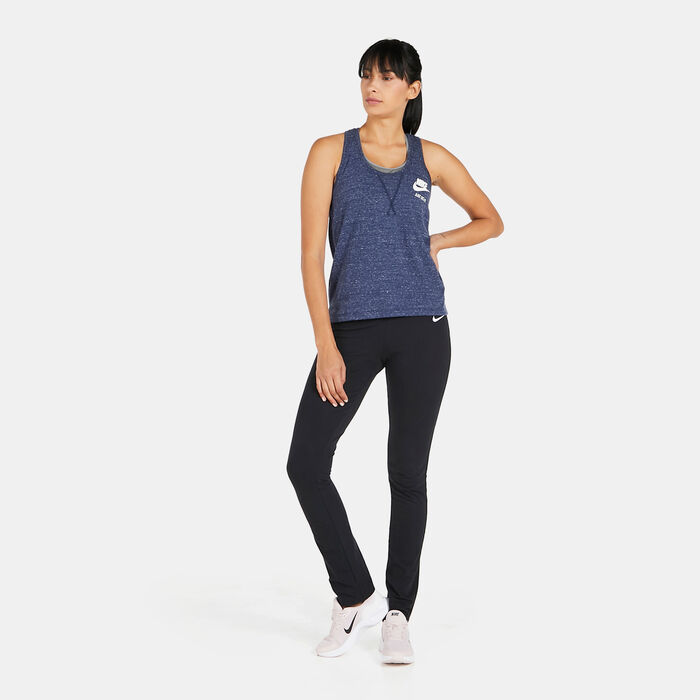 Nike Women's Sportswear Gym Vintage Tank Top Blue Nike Women's Sportswear Gym Vintage Tank Top Blue image number 2