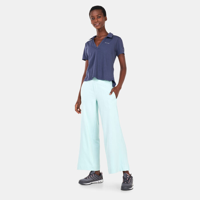 Columbia Women's Lodge™ French Terry Pants Green Columbia Women's Lodge™ French Terry Pants Green image number 2
