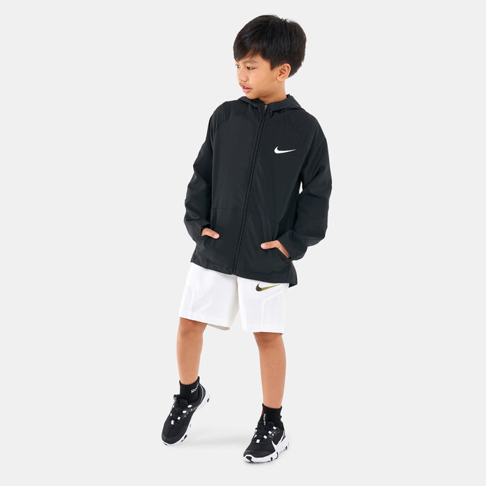 Nike Kids’ Dri-FIT Training Jacket (Older Kids) Black Nike Kids’ Dri-FIT Training Jacket (Older Kids) Black image number 2