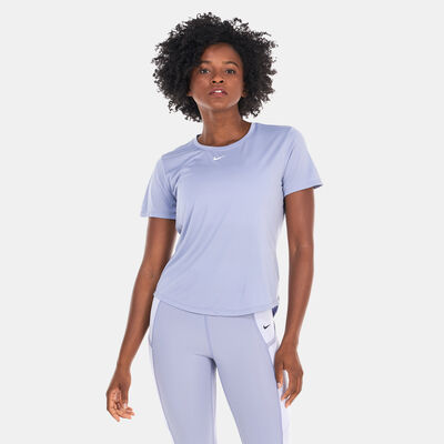 Nike Women's Dri-FIT On Training Top Blue Nike Women's Dri-FIT On Training Top Blue