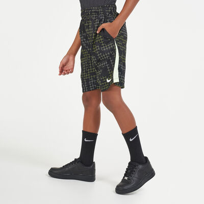 Nike Kids' Dri-FIT Printed Training Shorts Black