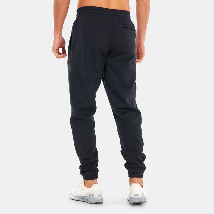 Under Armour Men's UA Essential Fleece Joggers Black image number 1