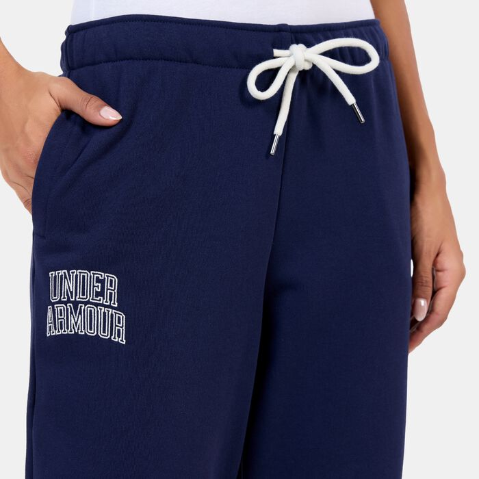 Under Armour Women's Icon Terry Sweatpants Blue Under Armour Women's Icon Terry Sweatpants Blue image number 6