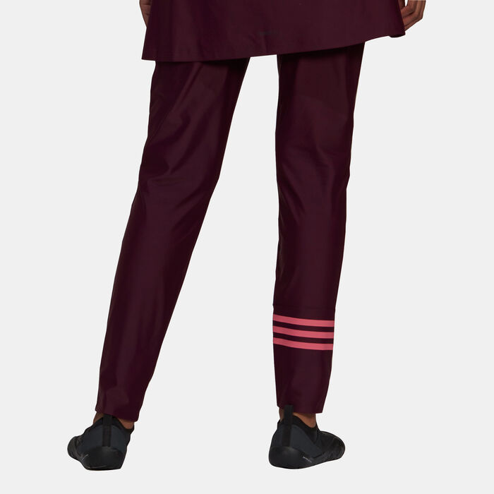 adidas Women's 3-Stripes Swimming Pant Red image number 3