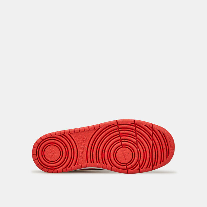 Nike Kids' Court Borough Low Recraft Shoes Red Nike Kids' Court Borough Low Recraft Shoes Red image number 4