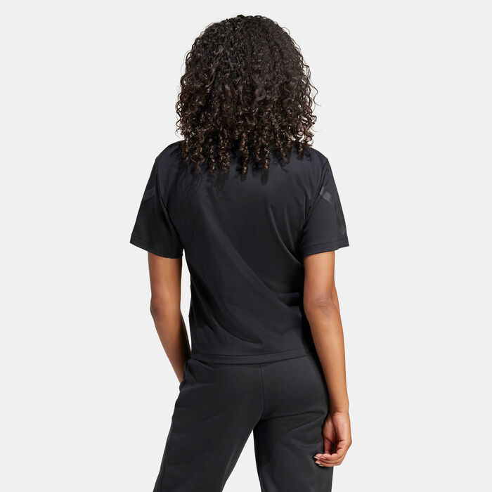 adidas Women's Z.N.E. T-Shirt Black image number 1