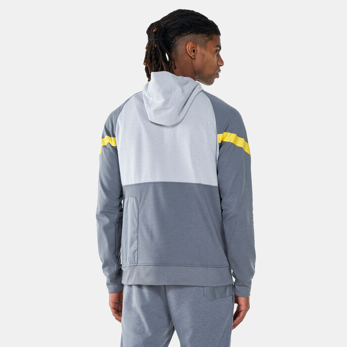Nike Men's Liverpool F.C. 1/2-Zip Fleece Football Hoodie Grey Nike Men's Liverpool F.C. 1/2-Zip Fleece Football Hoodie Grey image number 1