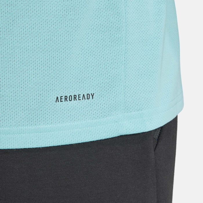 adidas Men's Train Essentials Comfort Training T-Shirt Blue image number 4