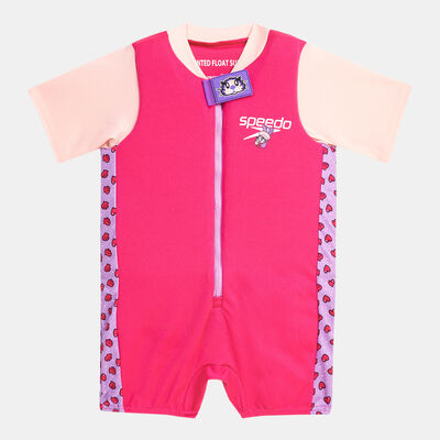 Speedo Kids' Learn to Swim Character Printed Float Suit Pink
