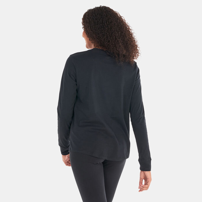 Nike Women's Sportswear Essentials Logo T-Shirt Black Nike Women's Sportswear Essentials Logo T-Shirt Black image number 1