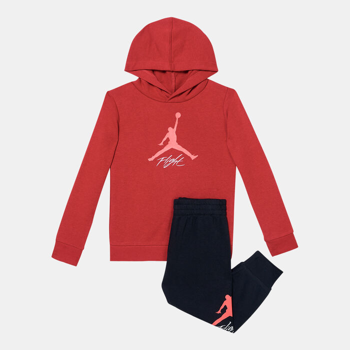 Jordan Kids' Jumpman Flight Hoodie and Joggers Set (Babies and Younger Kids) Red Jordan Kids' Jumpman Flight Hoodie and Joggers Set (Babies and Younger Kids) Red image number 0