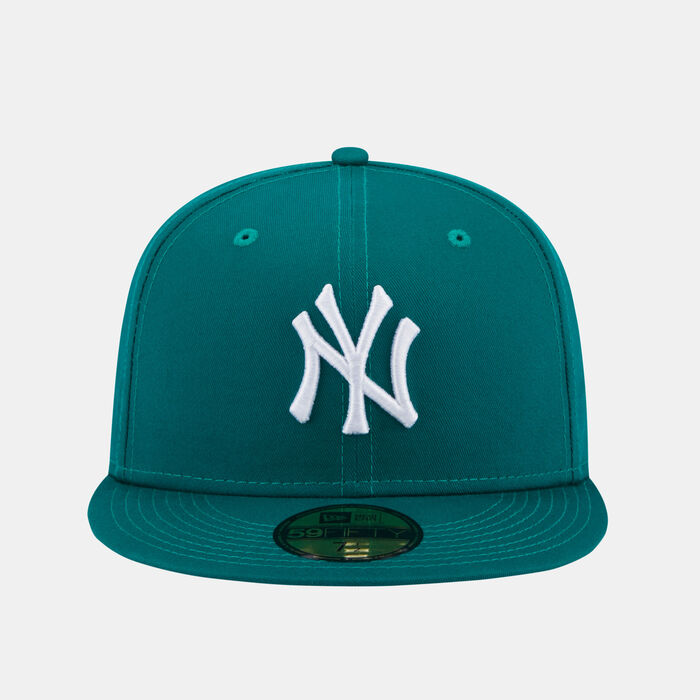 New Era Men's League Essentials 59FIFTY New York Yankees Cap Green New Era Men's League Essentials 59FIFTY New York Yankees Cap Green image number 0