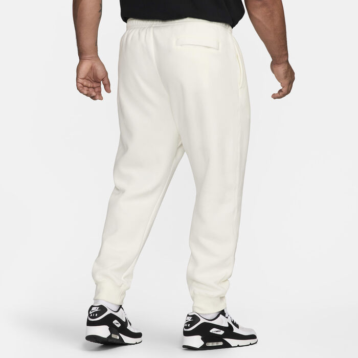 Nike Men's Sportswear Club Fleece Joggers White Nike Men's Sportswear Club Fleece Joggers White image number 8